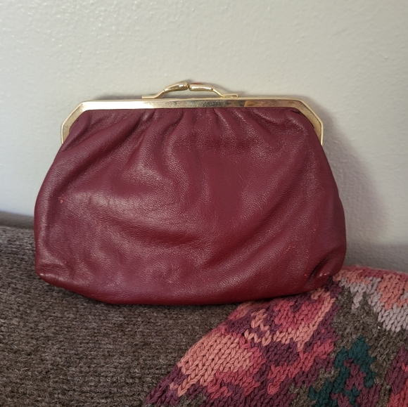 Vintage Italian Leather Clutch - Picture 2 of 8